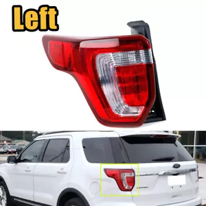 Left For Ford Explorer 2016-2019 Rear Brake Lamp Tail Light Driver Side - Picture 1 of 12