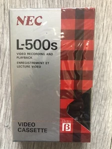 NEC Betamax L-500s Beta Blank Video Cassette Tape 130min NEW & SEALED (MOULDY) - Picture 1 of 5