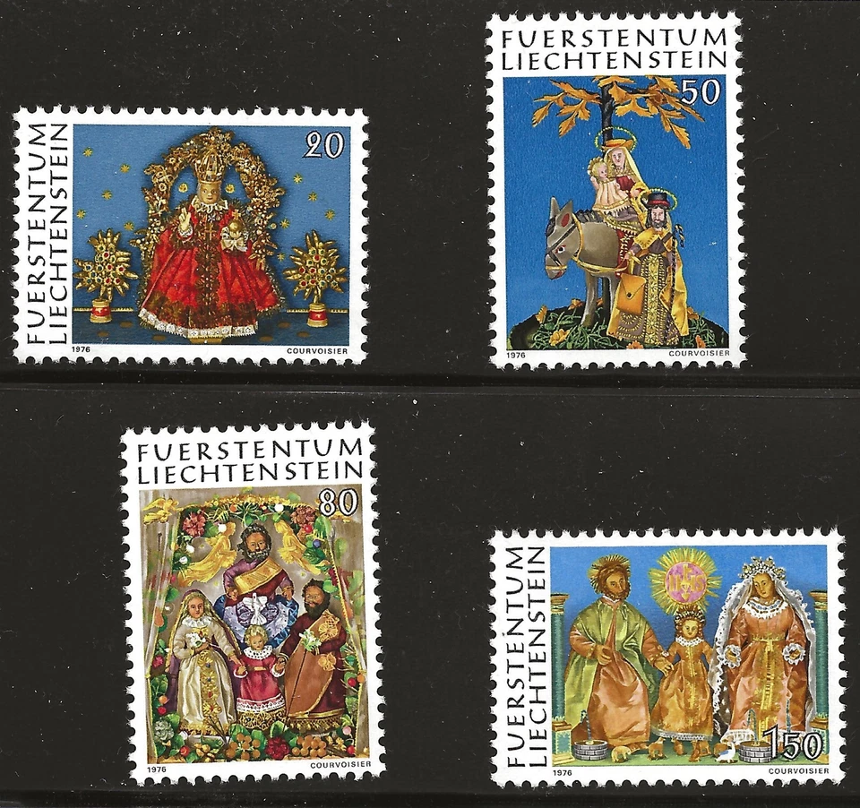Liechtenstein Scott #610-13, Singles 1976 Complete Set FVF MNH - Image 1 of 1