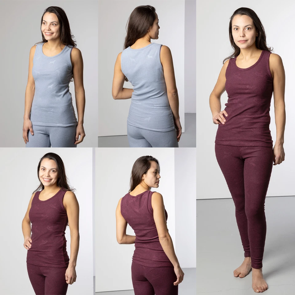 Rydale Thermal Vest Top Thermals Tank Tops Sleeveless Stretch 2 Colours - Image 1 of 1