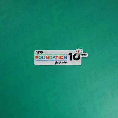 FOOTPRESS® Flocage Officiel - Patch, Uefa Foundation 10 Years Anniversary
