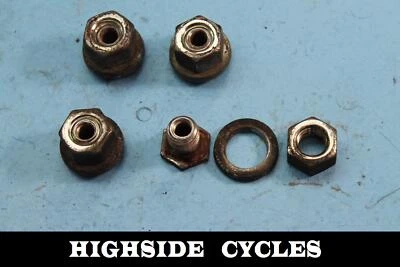 1443 07 HARLEY-DAVIDSON ELECTRA GLIDE GUARDABARROS TRASERO MONTAJE JEFE PERNOS TUERCAS Foto 1 de 3