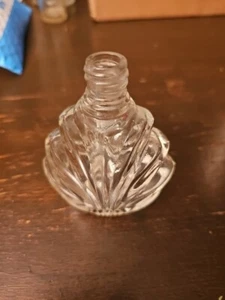 Vintage Clear Glass Perfume Bottle Without Atomizer - Picture 1 of 6