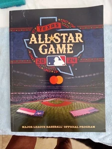 2024 MLB ALL STAR GAME PROGRAM -ASG OFFICIAL TEXAS RANGERS FANS' MUST HAVE - Picture 1 of 2