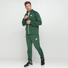 black and green nike tracksuit