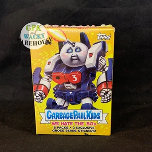 Cubo de basura 2018 niños odiamos los años 80 caja bláster osos gruesos pegatinas - Imagen 1 de 2