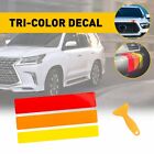 Tri-color Badge Front Decal Sticker for ToyotaTacoma TRD Pro 2016-20 Accessories GMC Savana
