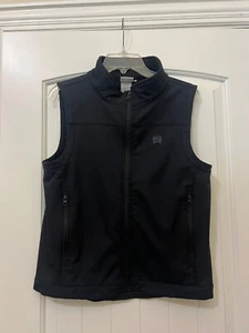 Cinch Bonded boys vest Xl/14. Black shell and black fleece inside. - Picture 1 of 6