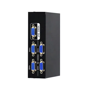4x1 VGA Switch 4 Port VGA Switch Video Selector Switcher Box 4In 1Out VGA Switch - Picture 1 of 13