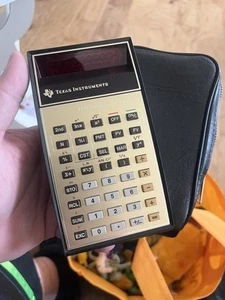 Vintage 1976 Texas Instruments TI-30 Programmer Calculator w/ Case, Tested Works - Picture 1 of 6