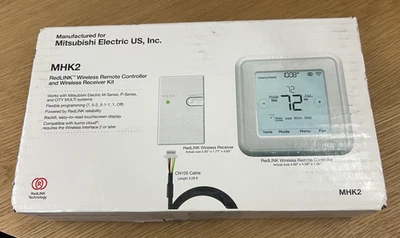 Mitsubishi RedLink MHK2 Wireless Remote Controller with Wireless Receiver New - Image 1 of 2