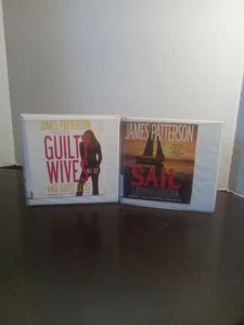 2 Used Audio Books By James Patterson (Guilty Wives & Sail) - Picture 1 of 8