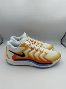 Nike KD 17 Sunrise Men's Size 11 University Gold Black Safety Orange FJ9487 700 - Picture 1 of 5