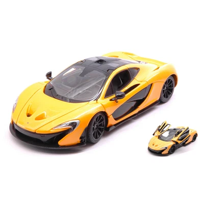 MC LAREN P1 2017 YELLOW 1:24 Rastar Auto Stradali Modellino Nuovo - Immagine 1 di 3