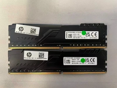 LOT OF 2 HP Kingston 16GB (8GBX2) DDR4 3733 RAM HP37D4U1S8MR HP37D4U1S8HD - Image 1 of 2