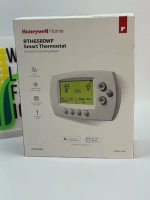 Honeywell RTH6580WF WiFi Smart Thermostat W/Digital Backlit Display NEW Sealed - Image 1 of 4