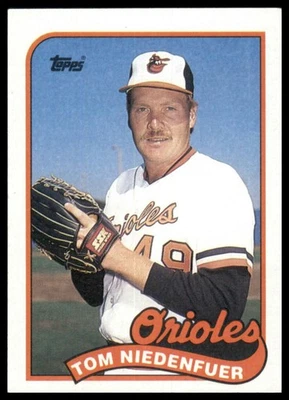 1989 Topps Tom Niedenfuer #651 Baltimore Orioles - Image 1 of 2
