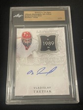 2014 15 In The Game Ultimate Memorabilia Autograph Silver Vladislav Tretiak /25