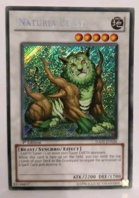 Naturia Beast - HA02-EN026 - Secret Rare - 1st Edition Yu-Gi-Oh Single Card  - Image 1 of 4
