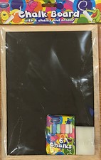 New Wooden Frame Blackboard Wood Chalk Board Sign W Chalk Party Wedding Buffe 