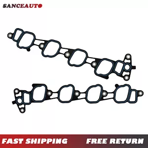 2PCS Lower Intake Manifold Gasket For Ford Mustang 4.6L SOHC V8 5.4L YL3Z9439BA - Bild 1 von 8