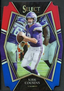 Kirk Cousins 2021 Panini Select Football Red & Blue Premier Die-Cut #123 Vikings - Picture 1 of 2