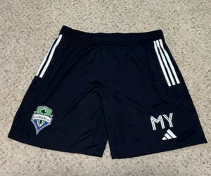 Seattle Sounders Adidas Aeroready 2022 Staff Worn Trainingsshorts Größe XL EUC - Bild 1 von 6