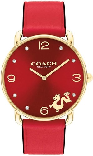 Orologio Coach Elliot 14504239 Donna Rosso