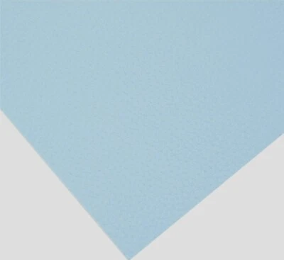 Solid Light Blue Litchi Texture FAUX LEATHER SHEET 9" x 12" WHOLESALE 1064698