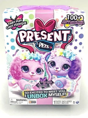 Present Pets, Fairy Puppy Interactive Plush Toy w/ Over 100 Sounds & Actions NIB - Image 1 of 4