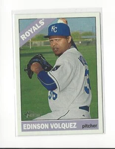 2015 Topps Heritage #703 Edinson Volquez Royals SP! - Picture 1 of 1
