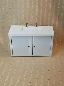 SINK WITH CABINET FOR MINIATURE DOLLHOUSE - Picture 1 of 7