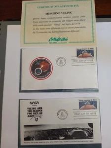Francobolli spazio 2 buste commemorative Usa 20-7-1978 sonda Viking su Marte - Foto 1 di 1