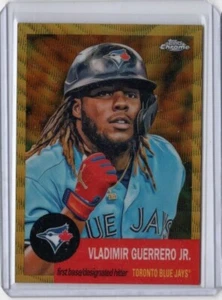 2022 Topps Chrome Platinum VLADIMIR GUERRERO JR. rifrattore onda oro /50 #150 - Foto 1 di 2