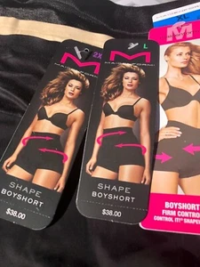 MAIDENFORM 1007/3017/12508*💜U CHOOSE💜1 VINTAGE NEW BoyShort Shaper-💜M/L/XL/2X - Picture 1 of 5
