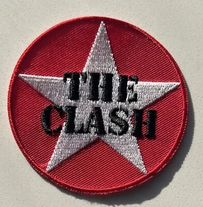 The Clash Star Logo - Embroidered Iron-On Patch 3" Round - Free Postage - Picture 1 of 2