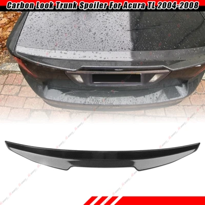 Комплект спойлеров крыльев заднего багажника из углеродного волокна для Acura TL 2004-2008 - Изображение 1 из 4