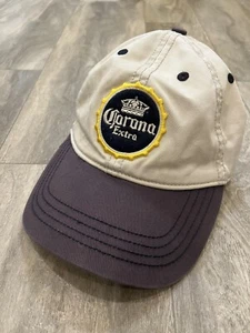 Corona Extra Beer Hat Cap Beige Adjustable Official Concept One 100% Cotton - Picture 1 of 4