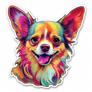 Autoaufkleber Sticker Niedlicher Chihuahua Aufkleber - Picture 1 of 1