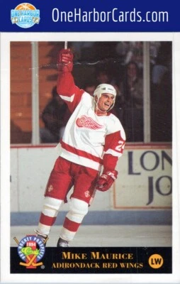 1994 Classic Pro Prospects Adirondack Red Wings Hockey Card #64 Mike Maurice - Image 1 of 2