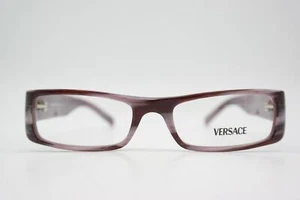Brille Versace 3012 Braun Mehrfarbig Silber Eckig Brillengestell eyeglasses Neu - Picture 1 of 6