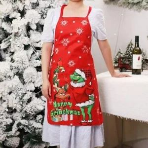 "Merry Grinchmas" Holiday Apron Grinch Max the Dog - Bild 1 von 3