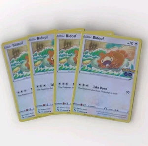 Pokemon TCG - Bidoof 059/078 - Playset X4 - Pokemon GO - MINT/NM - Bild 1 von 1