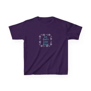 Let God's Love Grow Kids Heavy Cotton™ Tee - Picture 1 of 37