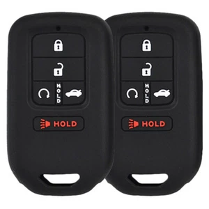 2Pcs Remote Silicone Key Case Fob Cover For Honda Civic Accord Pilo CR-V 2021 US - Picture 1 of 6