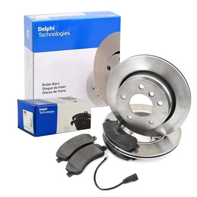 DELPHI Set Freni Dischi Anteriori Ventilati + Pastiglie per Opel Astra - Immagine 1 di 4