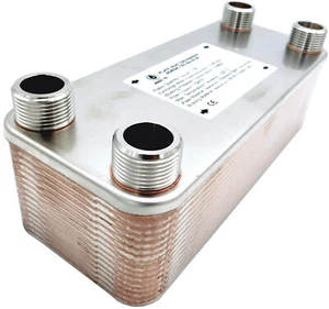 SCAMBIATORE di calore a piastre INOX Ba-27 NORDIC TEC 125-285kW 5/4" 32 (1 1/4") - Afbeelding 1 van 15