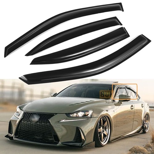 For 20142022 Lexus IS250 IS350 Sedan Window Visors Vent Rain Guards Deflector eBay