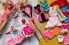 Barbie con cara SS vintage, patrón, ropa de playa, cachorro, extras, alfombras nuevas