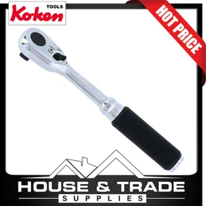 Ko-Ken Ratchet 1/4" 113mm Reversible Compact Z-Series Koken 2725Z KO2725Z - Picture 1 of 7